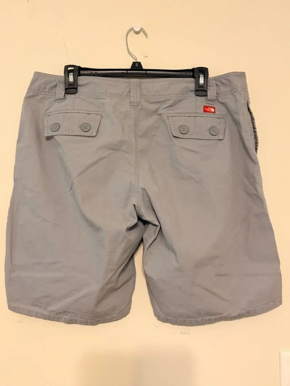 Women's The North Face Gray 5-Pocket Cargo 100% Cotton Shorts Size 14 Long